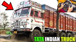 GTA 5 : TATA INDIAN TRUCK DRIVING ON WORLDS MOST DANGEROUS ROADS WITH LOGITECH G29