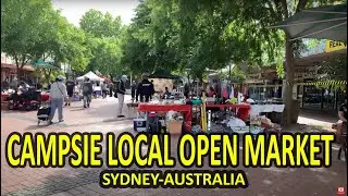 Campsie Open Market at Anzac Mall - Sydney Australia