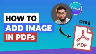 How to Add Image or Text in PDF | Insert Photo On PDF File in Urdu | हिंदी