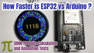 ESP32 vs Arduino Nano: Battle of Performance – PI Digits & OLED Animation