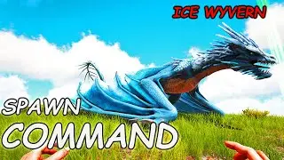 Ice Wyvern ARK Spawn COMMAND | How To Summon ICE WYVERN Ark CODE 2023