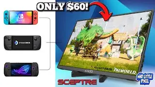 The SCEPTRE KADO Portable Gaming Monitor Is AWESOME For Just $60!