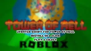 Tower of Hell GUI SCRIPT / HACK / INSTALL IN 1 CLICK