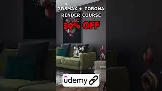 3dsMax Corona Udemy Course #coronarender #architecture #interiordesign #3dsmax