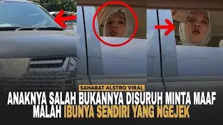 ORANG KAYA SOMBONG INI Malah Ngejek dan Gak Mau Minta Maaf Usai Anaknya Buka Pintu Kena Mobil Orang.