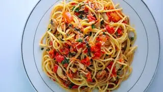 6 INGREDIENT SPAGHETTI RECIPE - SO DELICIOUS! COOK WITH ME