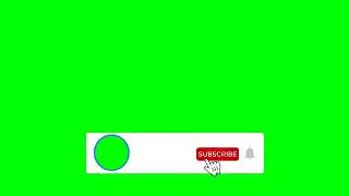 Subscribe button and Notification Bell green screen