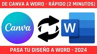 Cómo Convertir tu Diseño de Canva a Word en 2 Minutos 📝💻 | Tutorial paso a paso Rápido y Fácil 2024