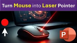 How to Change the Mouse Pointer to a Laser Pointer in PowerPoint during the Slide Show View