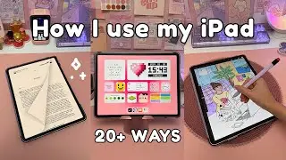 20+ WAYS I USE MY iPAD PRO 💗 | iPad apps + tips | apple pencil ✏️