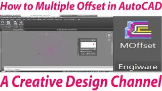 How to Multiple Offset Command in AutoCAD ::::AutoCAd Tutorial.