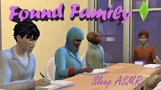 Sims 4 ASMR: Found Family Gets Settled (cozy rain sounds and soft talking)