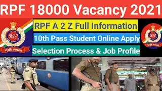 RPF New Vacancy Latest Update | RPF New Vacancy 2021 | RPF New Vacancy Latest News | RPF Si Vacancy