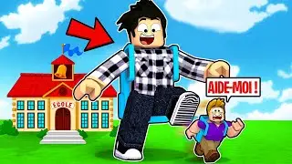 Devenir PETIT dans L'école Roblox ! (Shrunken School Obby)