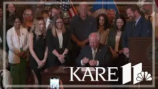 Gov. Tim Walz signs adult-use cannabis bill