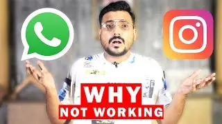 Whatsapp And Instagram Server Down | Voice Messages Problem | Instagram Dm not Working |Service Down