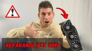 No me puedo creer lo que tiene esta RTX3090 😲, tarjeta grafica giran los fanes y no da video