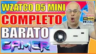 WZATCO D5 É O MINI PROJETOR GAMER QUE VAI TE SURPREENDER NA QUALIDADE E PREÇO! Geek379