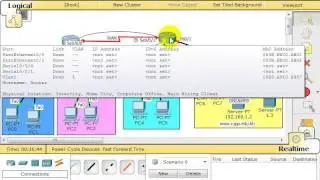 dhcp relay gent with cisco packet tracer