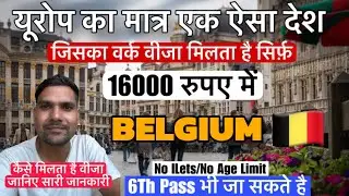 यूरोप का ये देश दे रहा है सिर्फ़ 16000 हजार में वर्क वीजा | Belgium 🇧🇪 work visa | Jobs in Belgium