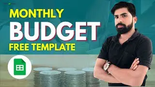 Get Monthly Budget Dashboard Using Google Sheets | Sparkline | [ Hindi ]