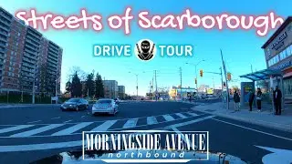 Streets of Scarborough  ||  Morningside Ave (northbound)  ||  4K Drive Tour  ||  2024