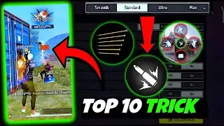 Top 10 Tips Sensitivity, Custom HUD, Fire Button 2024 😱