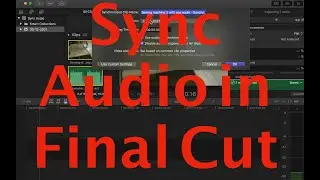 Sync Audio in Final Cut 