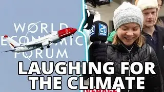 Greta Thunberg Arrogantly Laughs Off Reporters' Questions About Private Jets In Davos