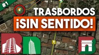 ¡Los Trasbordos SIN SENTIDO de la Movilidad Integrada de la CDMX! (Transporte Público) #1