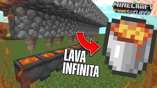 Granja Automática de Lava Infinita - Minecraft 1.17