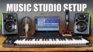 The PERFECT Home Music Studio Setup Under $500 (For Beginners) - Home Music Studio Low Budget 2021