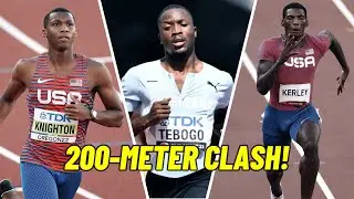 Letsile Tebogo VS. Fred Kerley VS. Erriyon Knighton 200m Clash || Lausanne Diamond League 2024