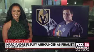 Marc-Andre Fleury names finalist for Vezina Trophy