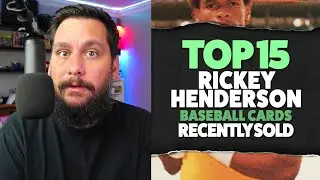 TOP 15 Rickey Henderson Baseball Cards 🏆 recently sold on eBay #sportscards