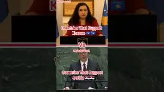 Countries That Supporting Kosovo Vs Serbia #shorts #youtubeshorts