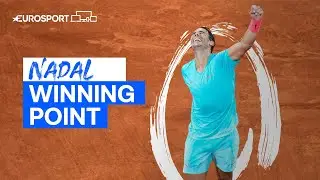 Rafael Nadals winning point against Djokovic at the final | Roland Garros 2020 | Eurosport Tennis