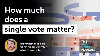 How much does a vote matter? | Rob Wiblin