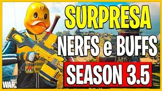 ATUALIZAÇÃO SURPRESA! NOVOS NERFS E BUFFS NAS ARMAS SEASON 3 RELOADED WARZONE 3!