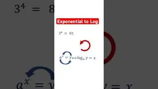 Converting from Exponential to Logarithmic form