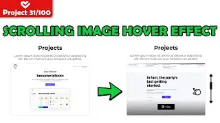 Scrolling Image Hover Effect [ Project 31/100 ]