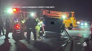 1 killed, 2 injured in late-night crash in Santa Maria