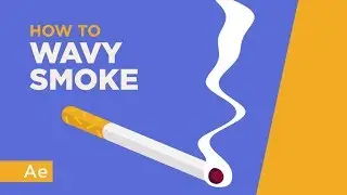 How To Animate Wavy Cigarette Smoke - After Effects Tutorial