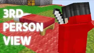 MCPE Bedwars With Third Person Perspective | CubeCraft | Challenge