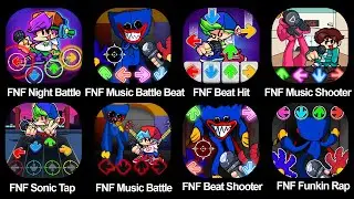 FNF Night Battle, FNF Music Battle Beat, FNF Beat Hit, FNF Music Shooter, FNF Sonic Tap Music