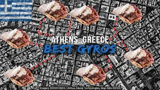 Greek FOOD in Athens - the ULTIMATE GYROS TOUR