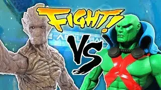 Groot VS Martian Manhunter ~ Ultimate Smash House ~ pocket.watch jr.