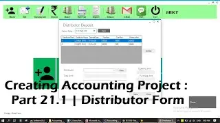 Creating Accounting Project : Part  21.1 | Distributor Form