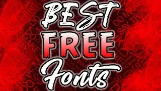 Top 10 Best FREE Fonts! Free To Use fonts for YouTube & Graphic Design!