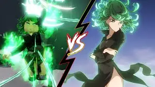 All Moves in The Strongest Battlegrounds vs Anime (NEW TATSUMAKI AWAKEN)